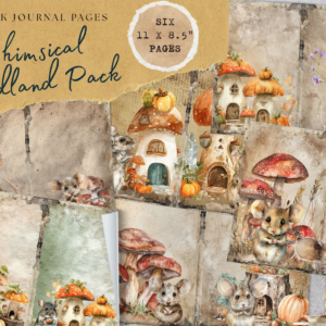 Whimsical Woodland Junk Journal Pages