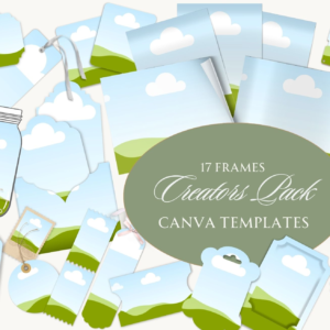 Christmas Creators Pack – Clipart, Backgrounds & Canva Frames