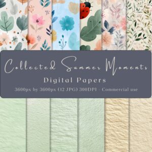 Collected Summer Moments – Digital Paper Pack