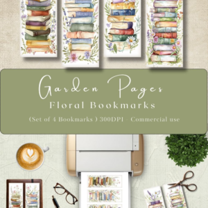Garden Pages – Floral Bookmark Set