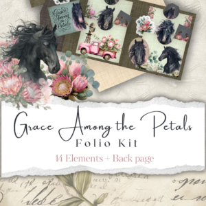 Grace Among the Petals – Mini Folio Kit