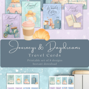 Journeys & Daydreams – Printable Travel Journal Cards