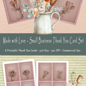 Made with Love – Small Business Thank You Card Set
