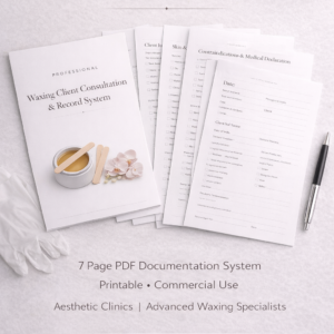 Professional Waxing Client Consultation & Record System